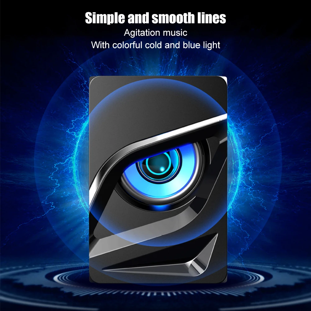 

SADA V-128 Desktop Mini USB 2.1 Computer Speaker stereo surround Subwoofer music speakers Mobile Phone Notebook