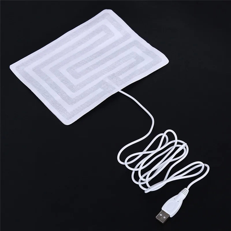 

1pc 5V USB Heated Socks Carbon Fiber Pads Electric Heated Winter Warm Arm Hands Waist Heated Gloves