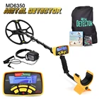 MD6350 подземный металлоискатель, Обновленный профессиональный металлодетектор с ЖК дисплеем MD-6350