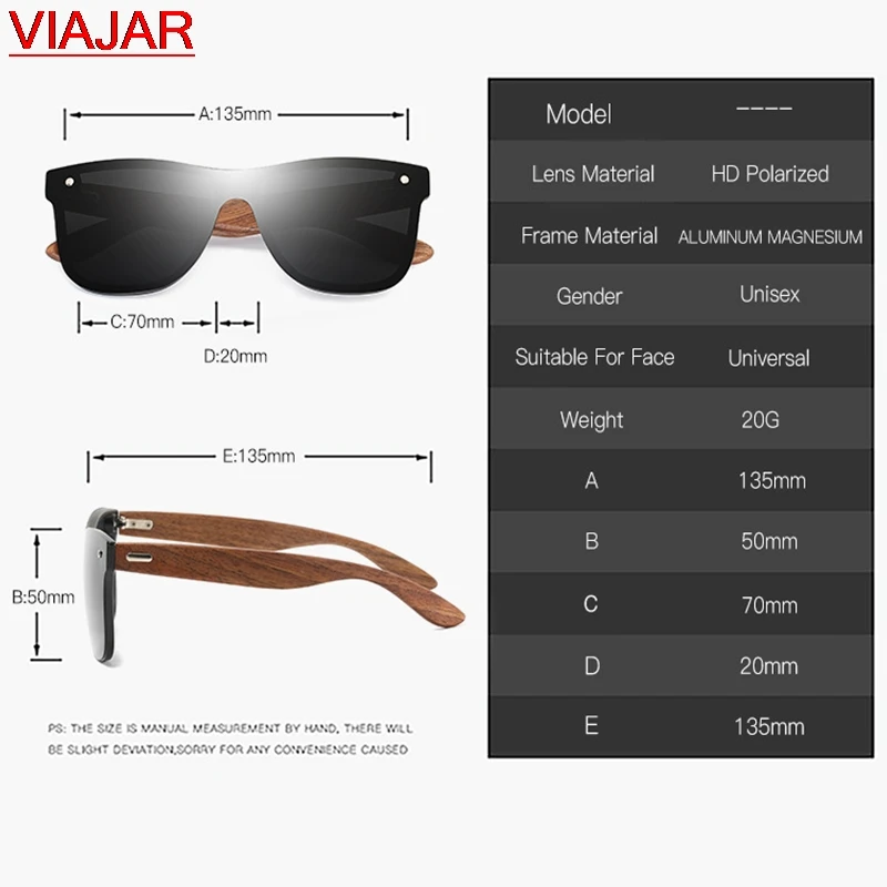 

Natural Wooden Sunglasses Men Polarized Fashion Rimles Sun Glasses Women Original Wood Oculos de sol masculino UV400