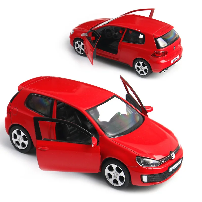 

Simulation 1/36 Alloy Volk swage GTI Golf 6 Toy Car Model Die-Casting Metal Pull Back Static Vehicle Kids Gift Collection To