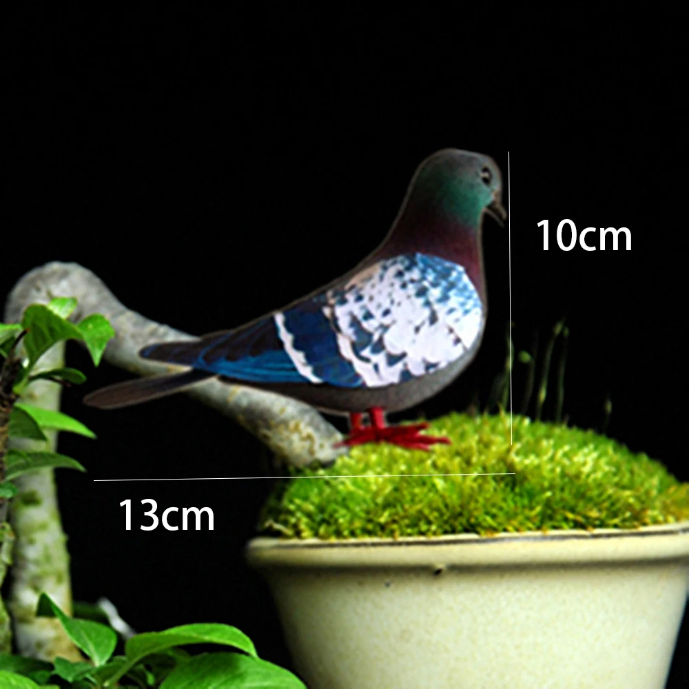 

Simulation Foam Pigeon Model Artificial Imitation Bird Animal Garden Ornament Miniature Figurines Wedding Rustic Home Decor
