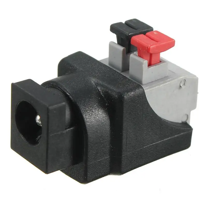 100 шт. DC мужской или женский разъем для светодиодной ленты бесплатный сварочный