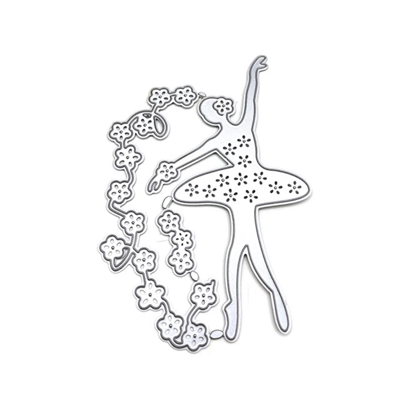 

Балетные костюмы для девочек набор вырубных штампов "Трафаретный Скрапбукинг Сделай Сам штамп для альбомов Бумага карты тиснение украшени...