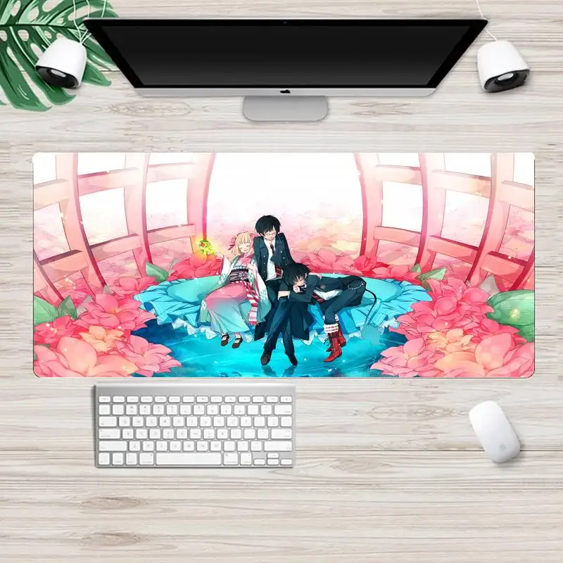 

Blue Exorcist wallpaper Gaming Player desk laptop Rubber Mouse Mat XL Large Keyboard PC Desk Mat Takuo Computer Tablet Mouse mat