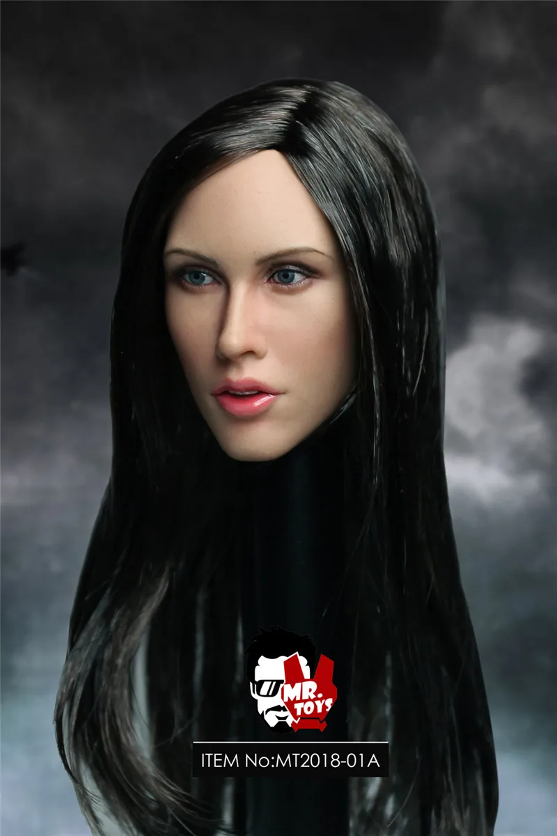 

MR.TOYS 1/6 Scale MT2018-01 Megan Fox Head Carving Model Fit 12" Female Action Figure In Stock