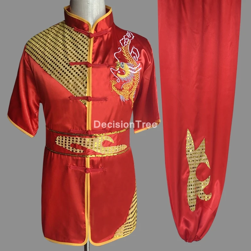 2021 loose wushu clothing uniform wushu costume kung fu uniform clothes martial arts uniform chinese warrior costume exercise