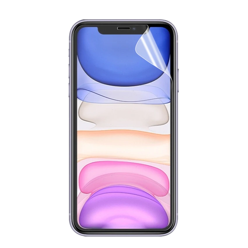 

5 шт. прозрачная Защитная Глянцевая пленка для iPhone 11 12 13 Mini Pro X XR XS MAX 7 8 6 6S Plus 5 фотоблесток 2020 защита для экрана