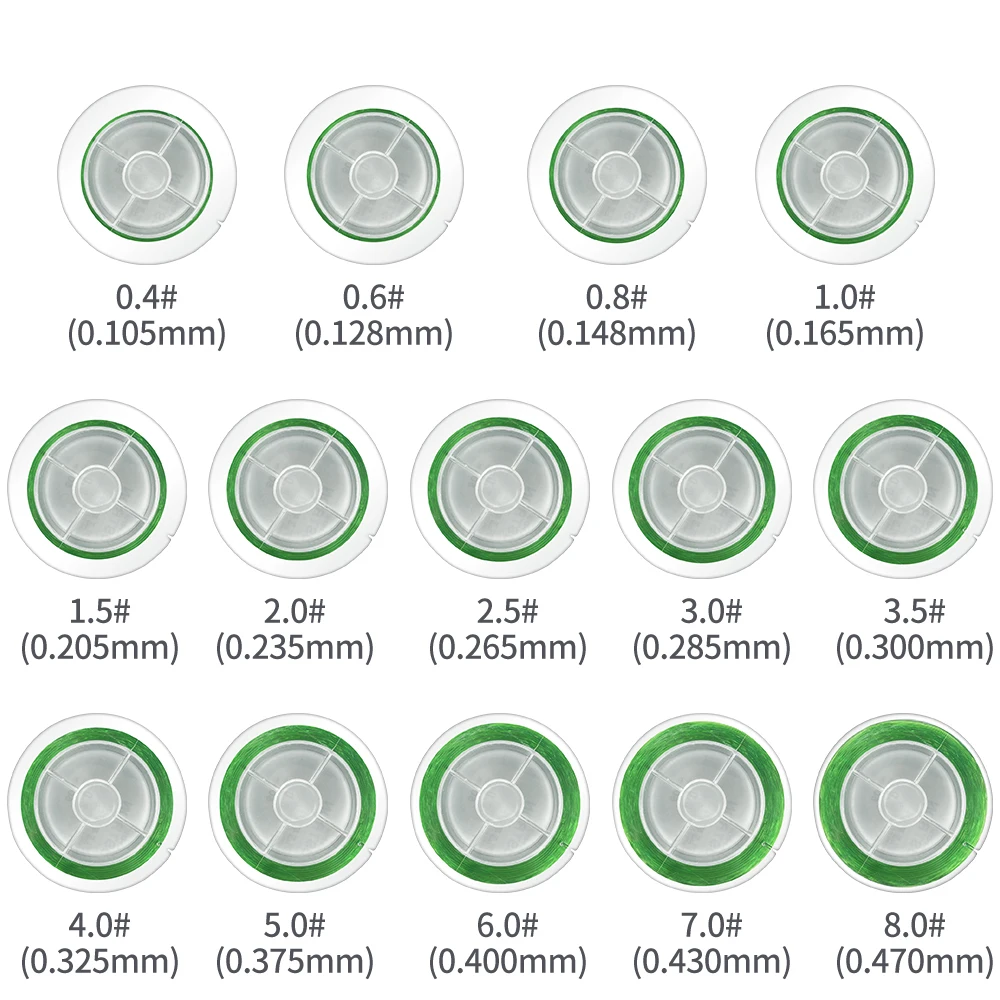 LINNWL 500 м прочная японская однонитевая нейлоновая рыболовная леска 2-35 анг. Фунт. 6