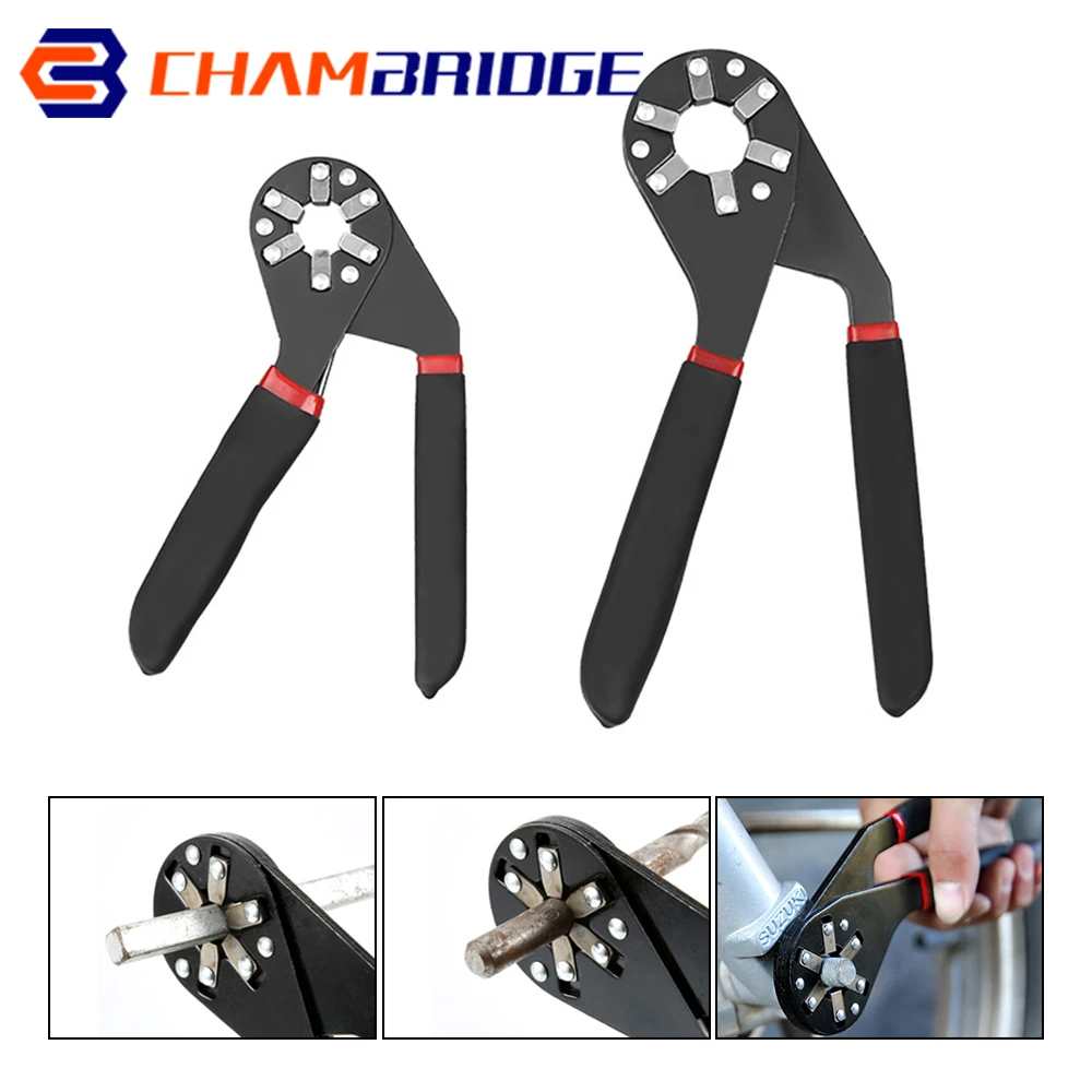 

6" 8" Universal Hex Wrench Multifunction Adjustable Spanner Tool 6Inch and 8Inch Open Spanner Hand Repair Removal Tools