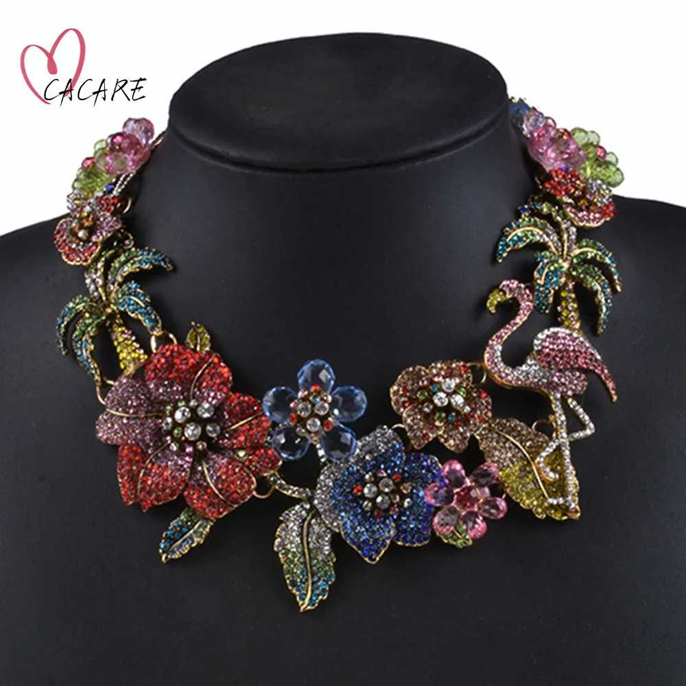 Роскошное Ожерелье Стразы ожерелье для женщин чокер Большая подвеска Модные