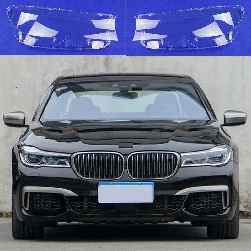 

Чехол для BMW 7 серий G11 G12 730Li 740Li 750Li 2016-2018, передняя крышка для передней фары, передний свет, передний свет, стеклянный чехол для объектива