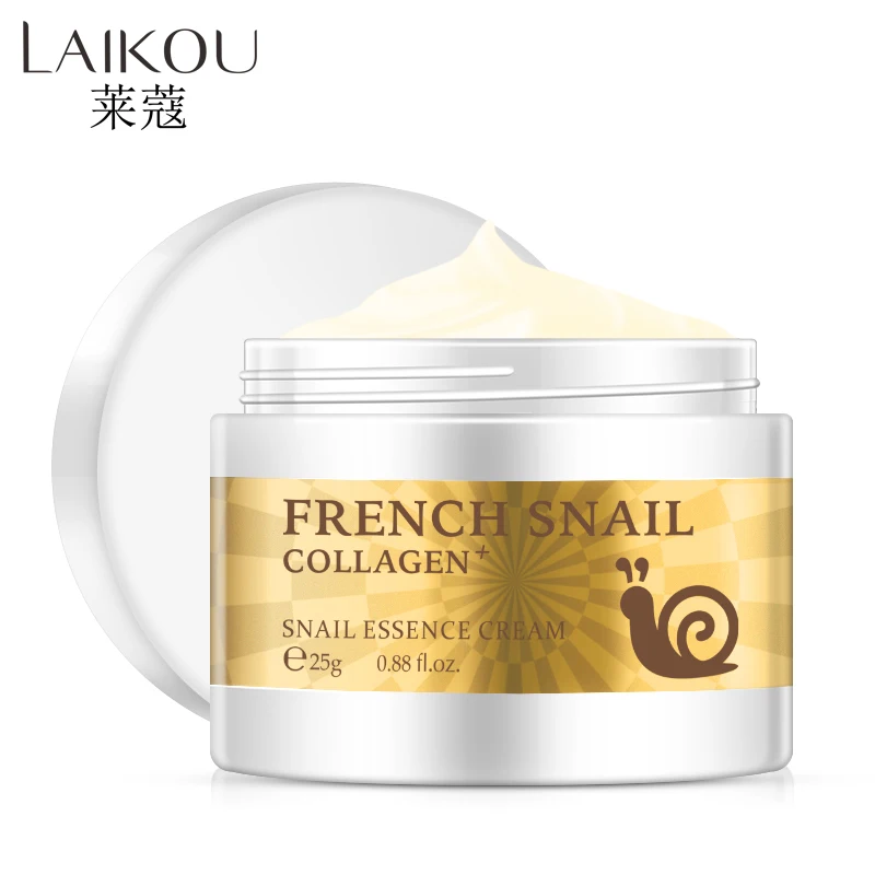 

Laiko French Gold Snail Cream Collagen Essense Acne Removal Nourish Tender AntiAging Skin Whitening Serum skin Care Face Cream