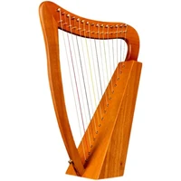 instrument music harp kit small lyre harp 19 string solid wood mahogany dulcimer notes harpe lyre musical instrument hx50sq