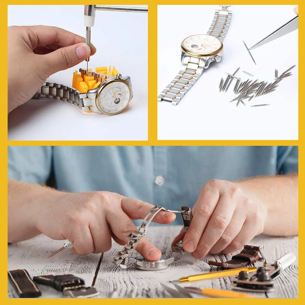 

New 149PCS Watch Repair Kit Back Case Holder Opener Removal Tool Watchmaker Kit Spring Bar Pin Repair Hand Tool Set
