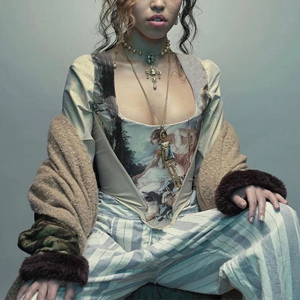 Женский укороченный топ ZEBERY с милым мультяшным принтом женские футболки 2020 Осень