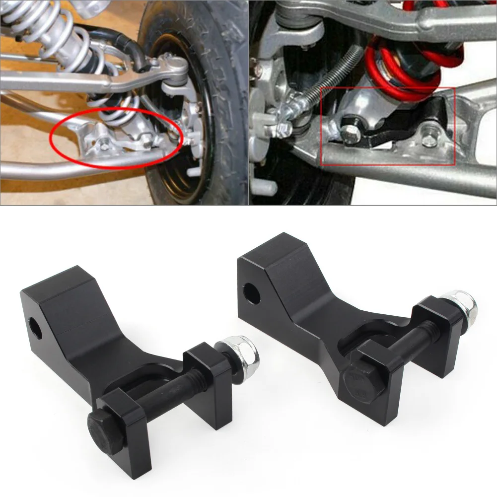 

2pcs Motorcycle Aluminum Front Lowering Kits for Yamaha Raptor 350 YFM350 2004-2013 & YFM700 2006-2021 / YFM660R 2001-2005