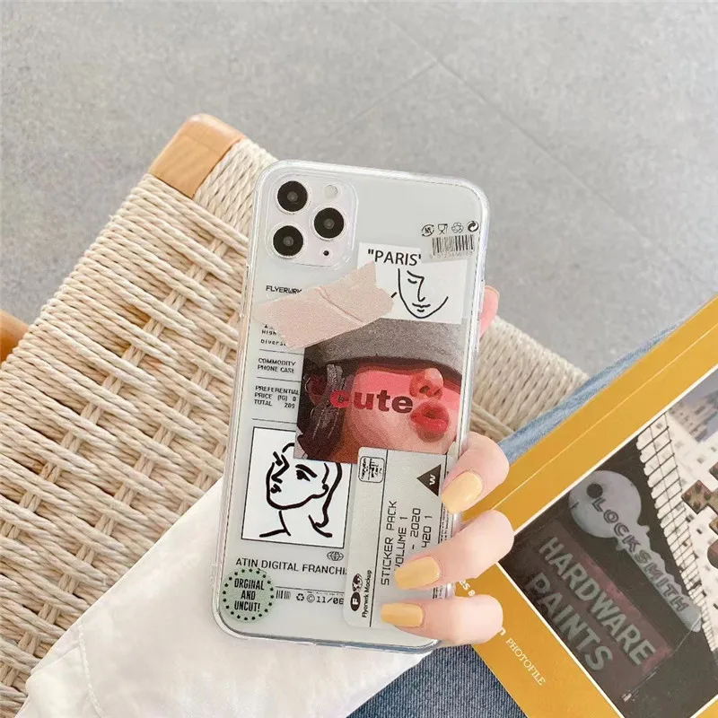 

For iphone Case,Cute Fashion Case For iphone SE2020 Case,TPU Protective Back Cover For Iphone 6/6S/7/8/XR/XS/11/11Pro Case