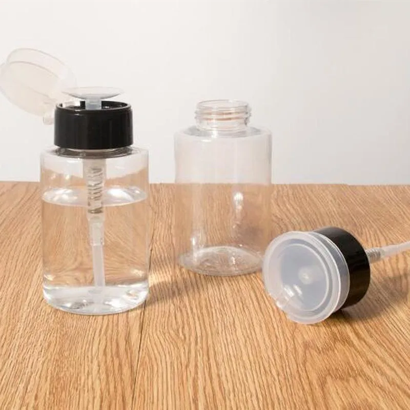 210 мл Одежда высшего качества дизайн ногтей гель Лак чистый бутылочка с ацетоном