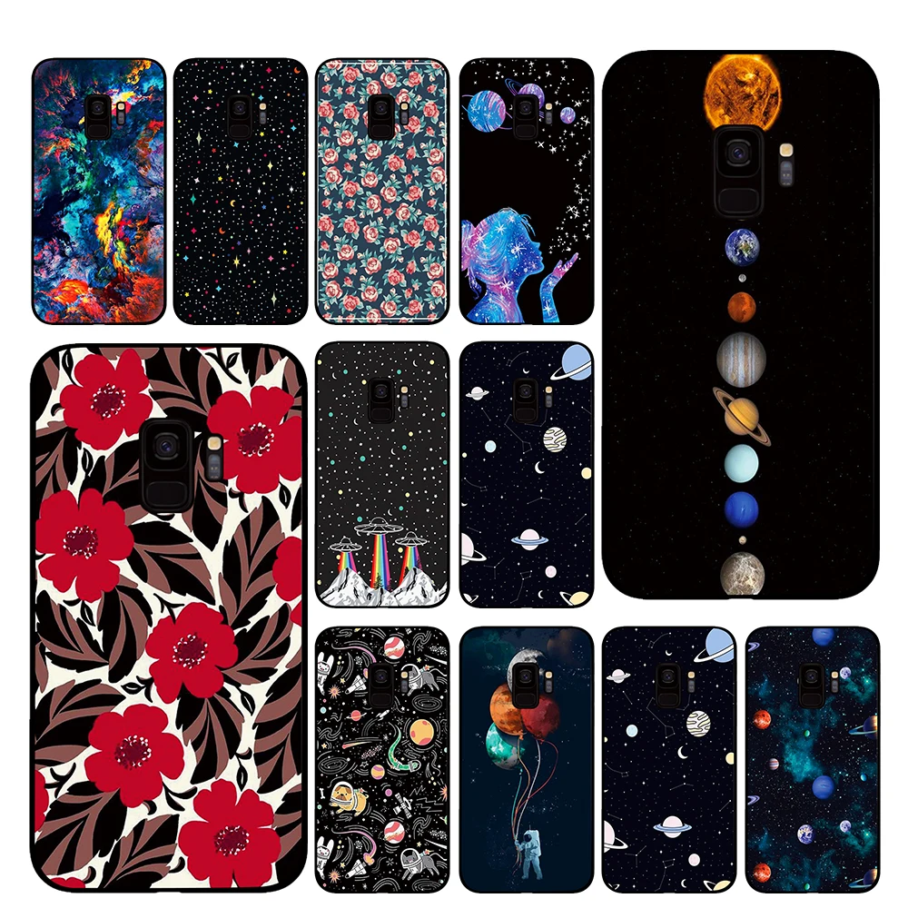 cosmos space for Samsung Galaxy A6 A8 Plus A7 A9 2018 A5 2017 18 J530 J7 J8 Phone cases | Мобильные телефоны и аксессуары