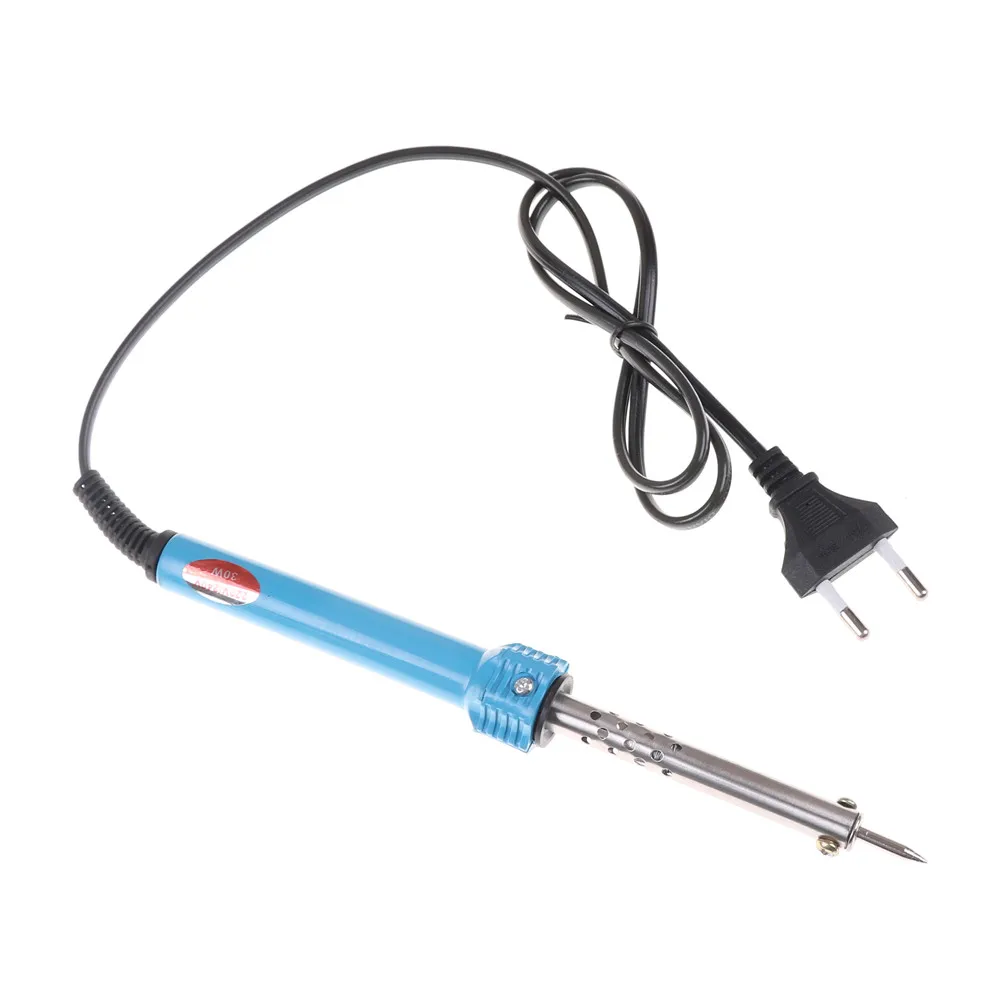 

New Adjustable Temperature Electric Soldering Iron 220V 30W Welding Solder Rework Station Heat Pencil 5pcs Tips Repair Tool