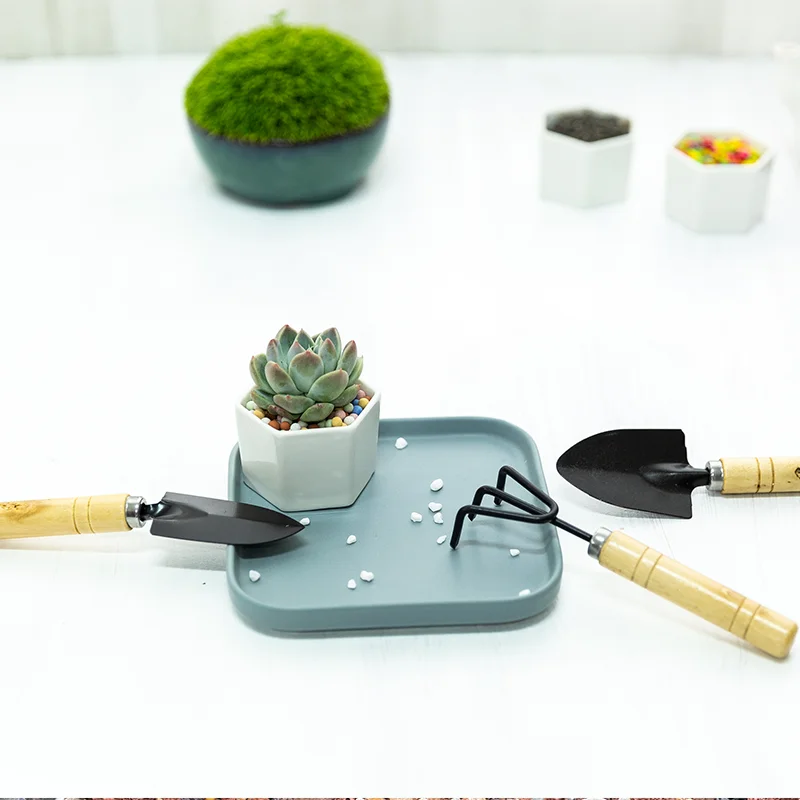 Садовый инвентарь из трех частей комплект лопат маленький ящик для комнатных