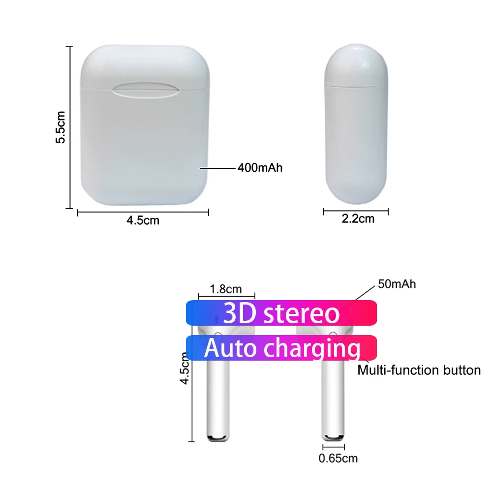 Обновленные i99 TWS 1:1 беспроводные bluetooth-гарнитуры наушники tws i11 i12 для iPhone Android не i20 i30 i60 i1000 i200 Tws