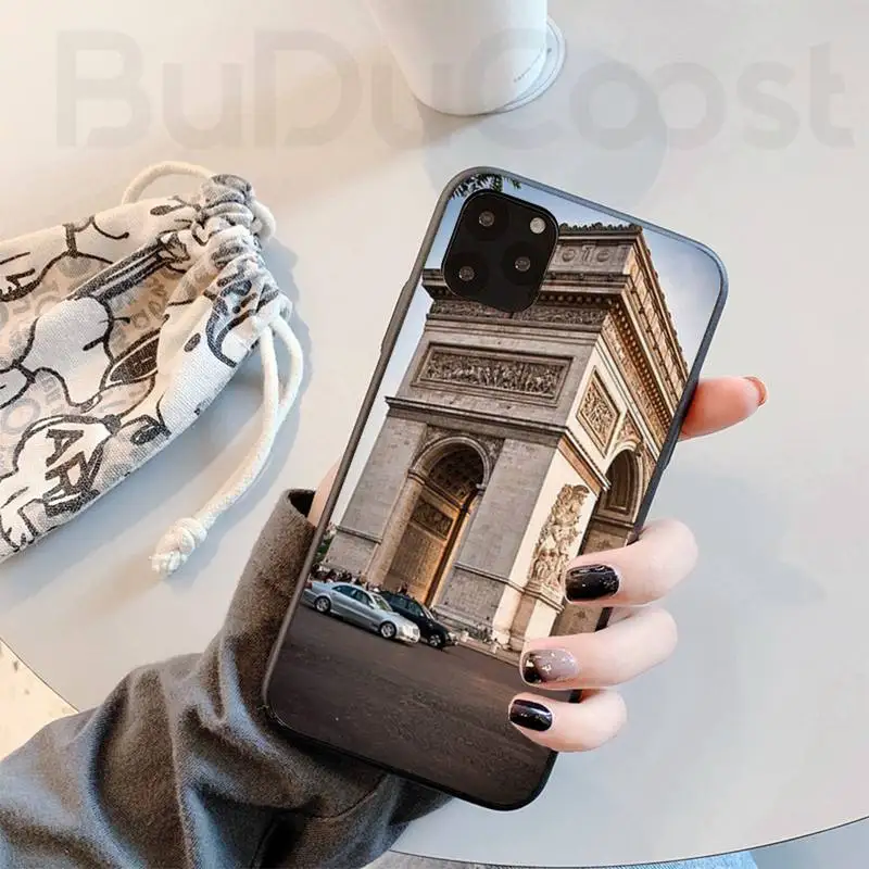 paris arc de triomphe phone case for iphone 11 pro 11 pro max x xr xs max 7 8 plus 6s plus 5s 2020 se cover free global shipping