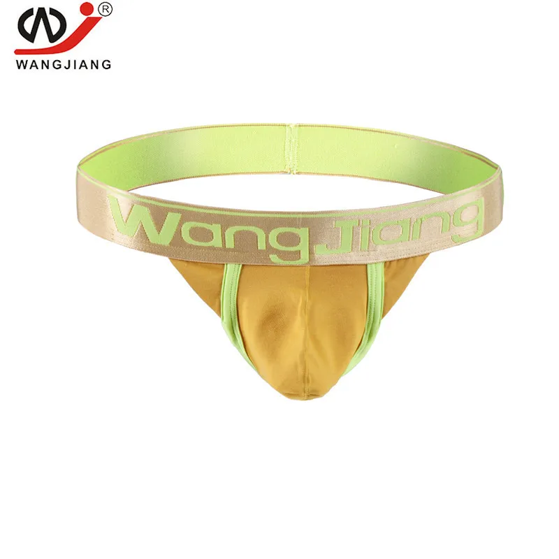WJ Men's Underwear Sexy Strapless G-string Mooning Foreign Trade Cotton Soft T-back 1018WD |