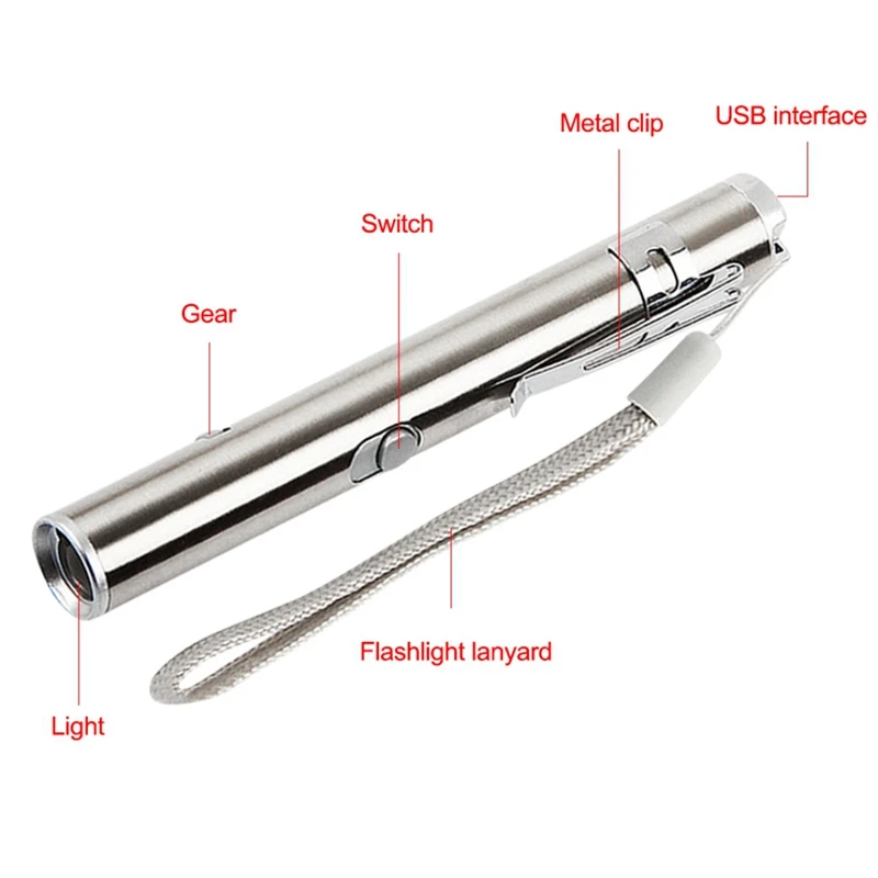 

3 in 1 Cat Toy Laser Toys Laser Pointer Pen Mini LED Flashlight USB Rechargeable Torch Lighting&Laser&UV Flashlight Light