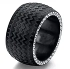 Мужское металлическое кольцо шины в стиле хип-хоп