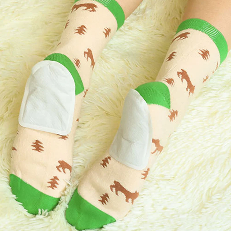 

Disposable Foot Warming Patch 10pcs Self-heating Insoles Adhesive Warm Shoe Inserts Charge-free Stickers for Winter HUG