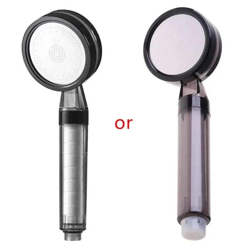 

Hand Held Shower Head Filter Water Pressure Boost Detachable Bathroom Showerhead 425C