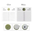 Поддон акриловый для накладных ресниц 2 в 1, подставка для отдельных ресниц, подставка для палитры, планшет для наращивания ресниц