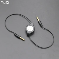 yuxi telescopic aux audio cable 3 5 jack aux cable 3 5 mm to 3 5mm audio cable male to male kabel gold plug car aux cord