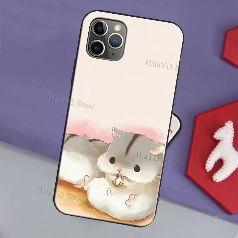 Чехол из ТПУ для iPhone X XR XS Max SE 2020 6S 7 8 Plus 11 Pro 12 mini 13 с коллажем в виде морской свинки |