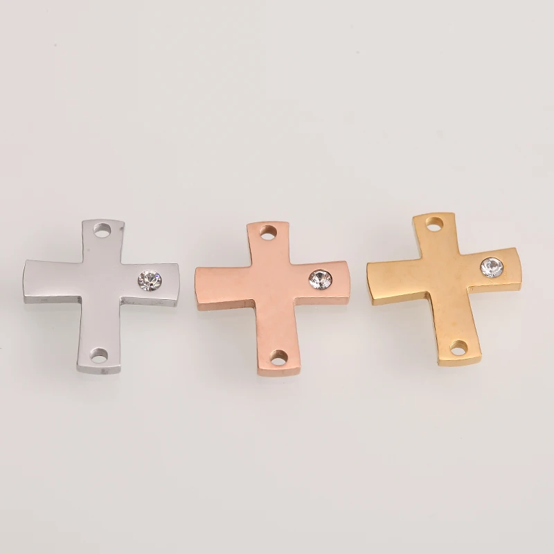 Золотая стальная Нержавеющая Сталь CZ Очарование Серьги Подвески модные звезда