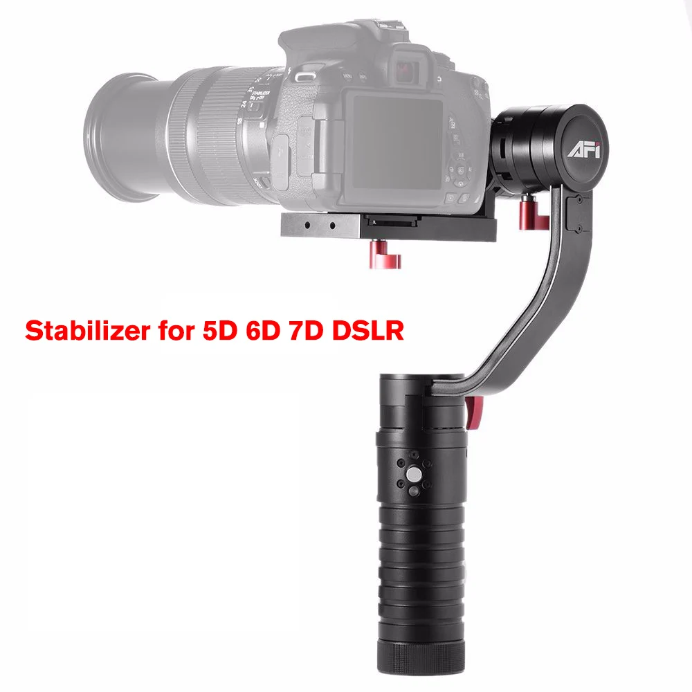 3 х осевой ручной шарнирный стабилизатор для камеры GoPro Canon 5D 6D 7D DSLR Sony A7 серии и т.
