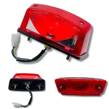 Luz trasera roja para motocicleta, lámpara de parada ABS, accesorios de moto, indicador de advertencia para Yamaha YBR 125, años 2002 a 2013, 1 ud.