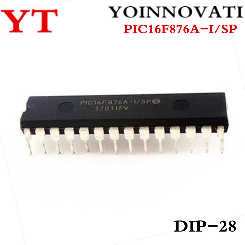 50 шт./лот PIC16F876A-I/SP PIC16F876A PIC16F876 16F876A-I/SP DIP-28 | Электронные компоненты и