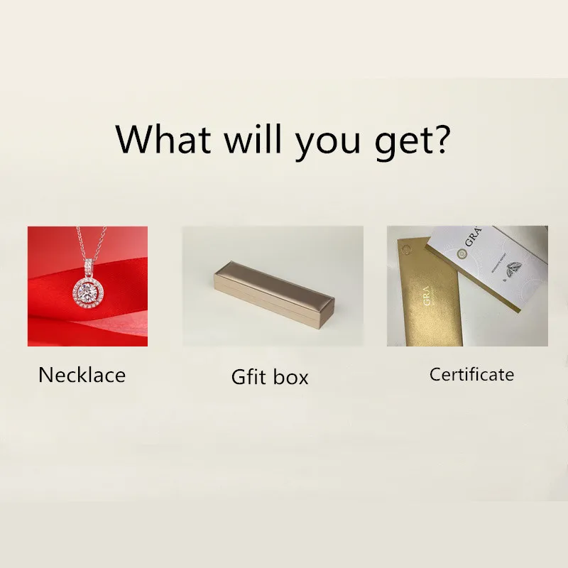 Ожерелье с подвеской из серебра 925 пробы бриллиантовой огранкой | Украшения и