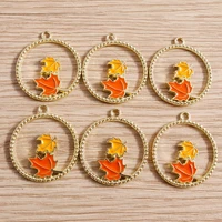 10pcs 2528mm alloy enamel maple leaf charms for jewelry making women fashion drop earrings pendant necklaces diy keychain gift