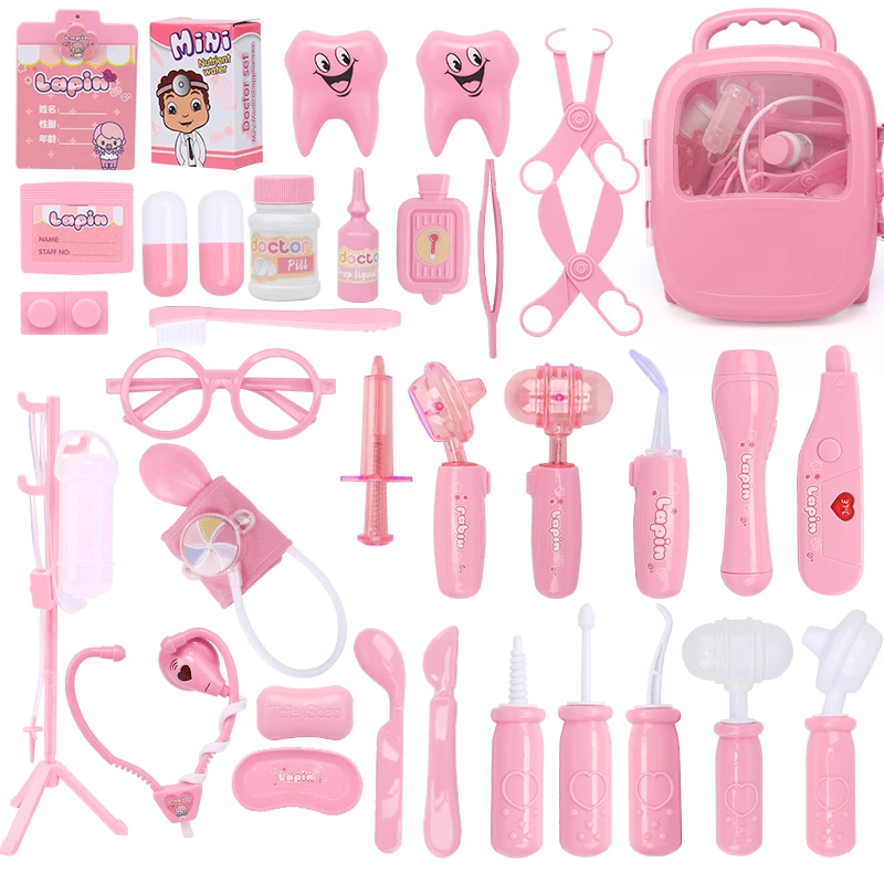 Набор для медсестры и врача детский медицинский шкафчик реквизит стетоскоп