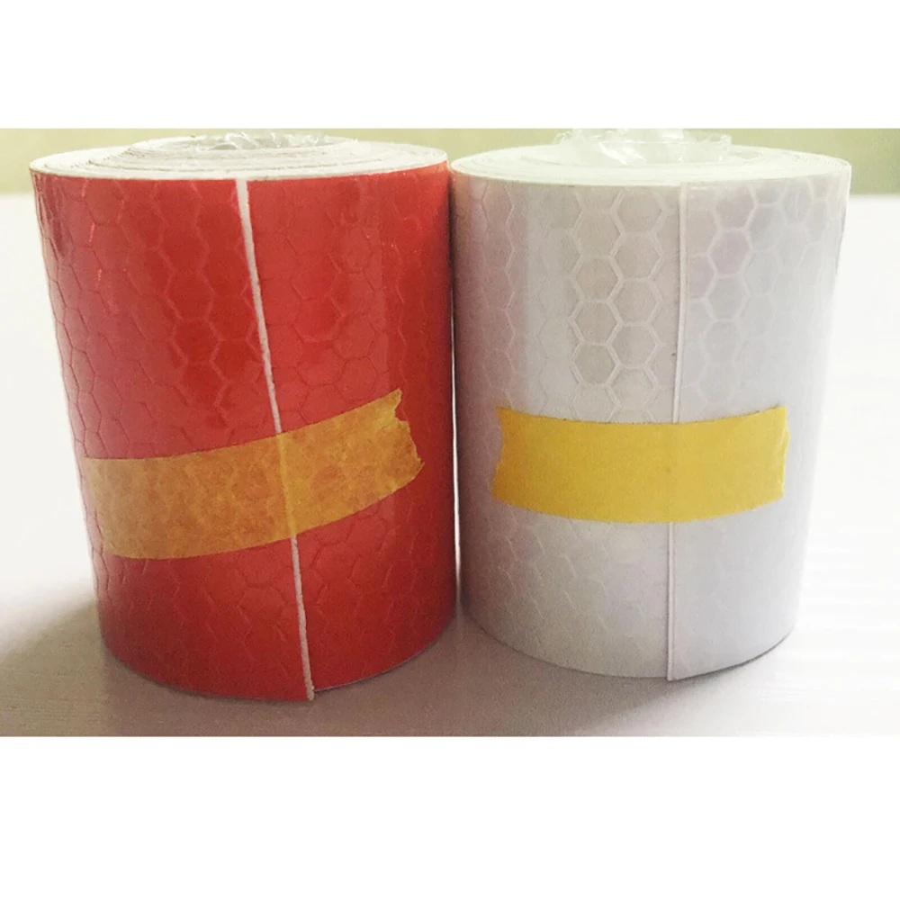 

5cmx3m Safety Mark Reflective Tape Stickers Car-Styling Self Adhesive Warning Tape Automobiles Motorcycle Reflective Material