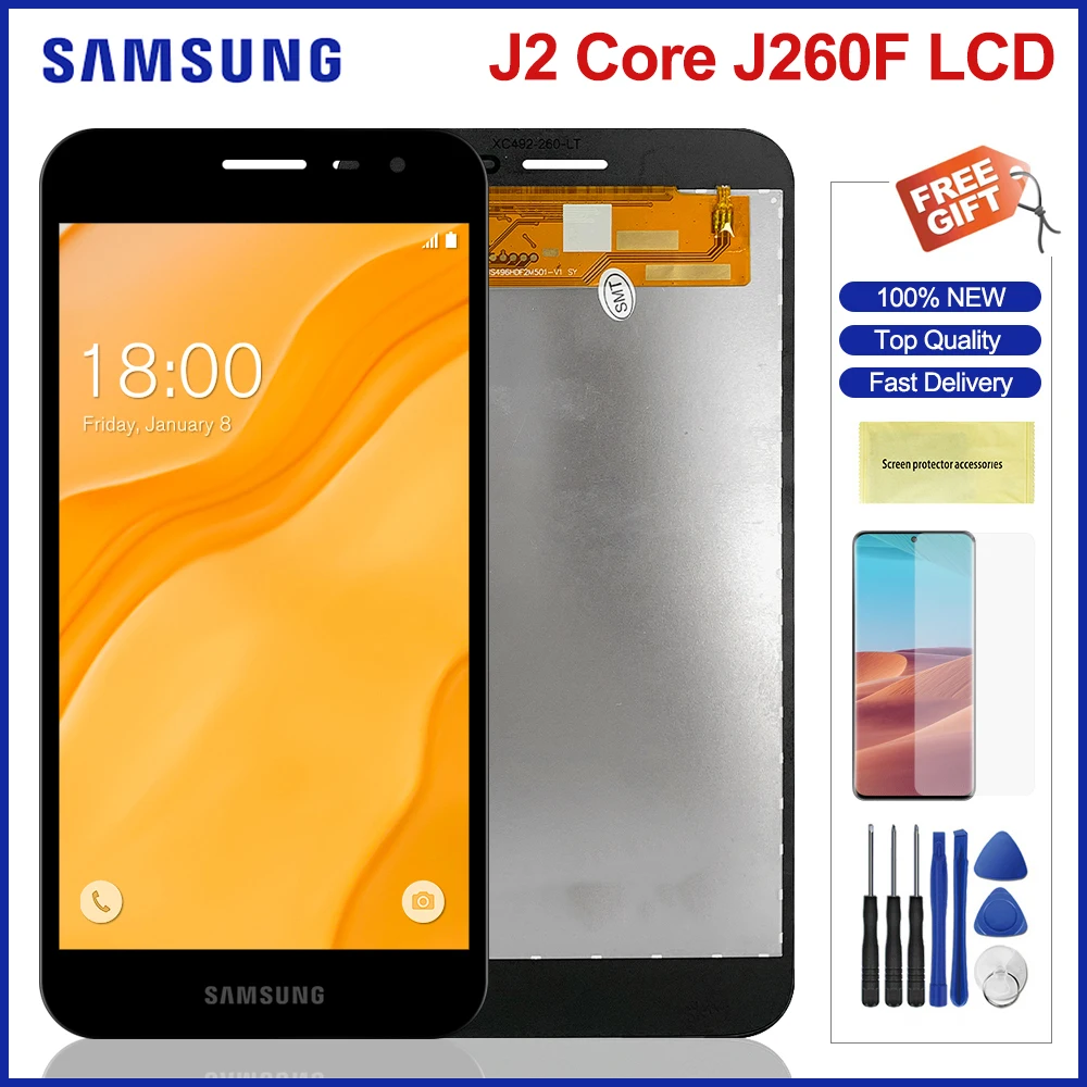 ЖК дисплей 5 0 дюймов для Samsung Galaxy J2 Core J260 сменный сенсорный экран с дигитайзером