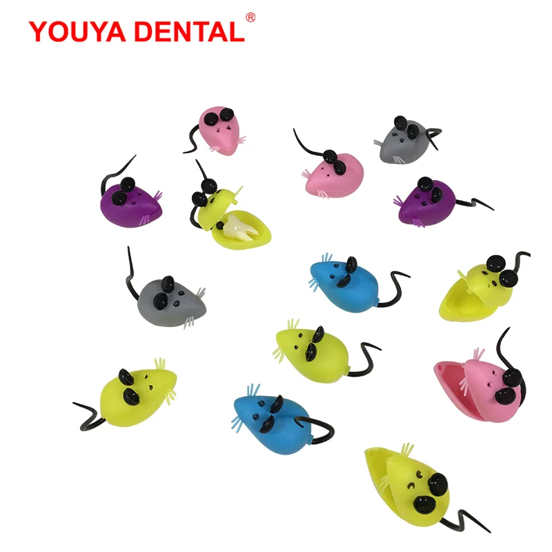 

50pcs/lot Mouse Shaped Milk Teeth Box Storage Case Cute Plastic Baby Tooth Box Kids Personalise Memory Container Children Gift