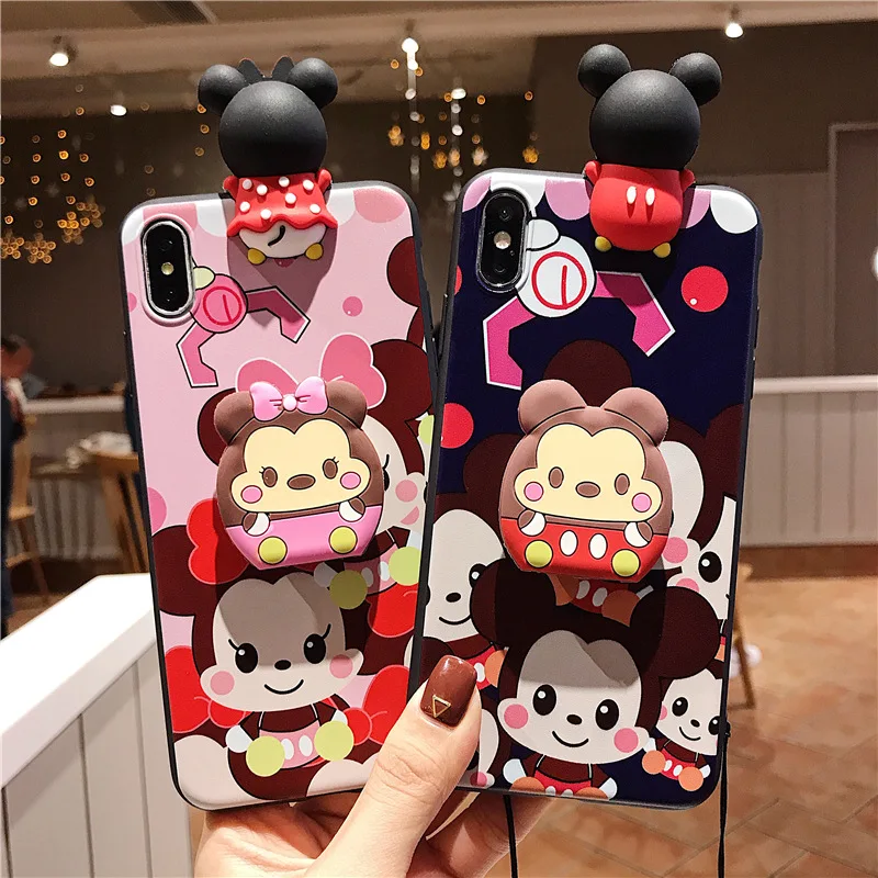 Iphone X XS 8 7 6s Plus Capinhas Тонкий Модный противоударный мультяшный милый дешевый чехол для телефона iphone XR 8