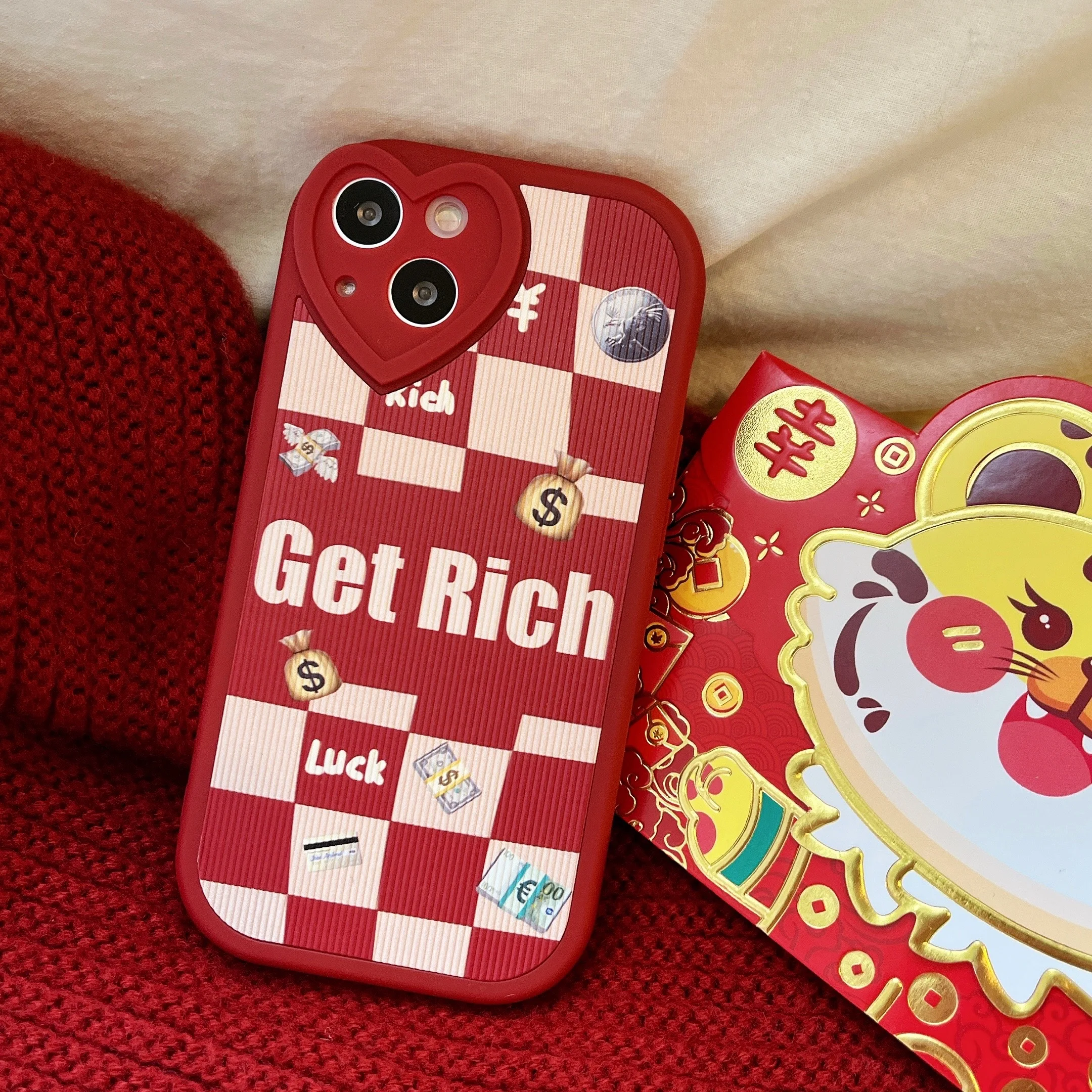 

Get Rich Silicone Phone Case For iPhone 11 12 13 Pro Max X XR XS Max 8 7 6 Plus Mini SE2020