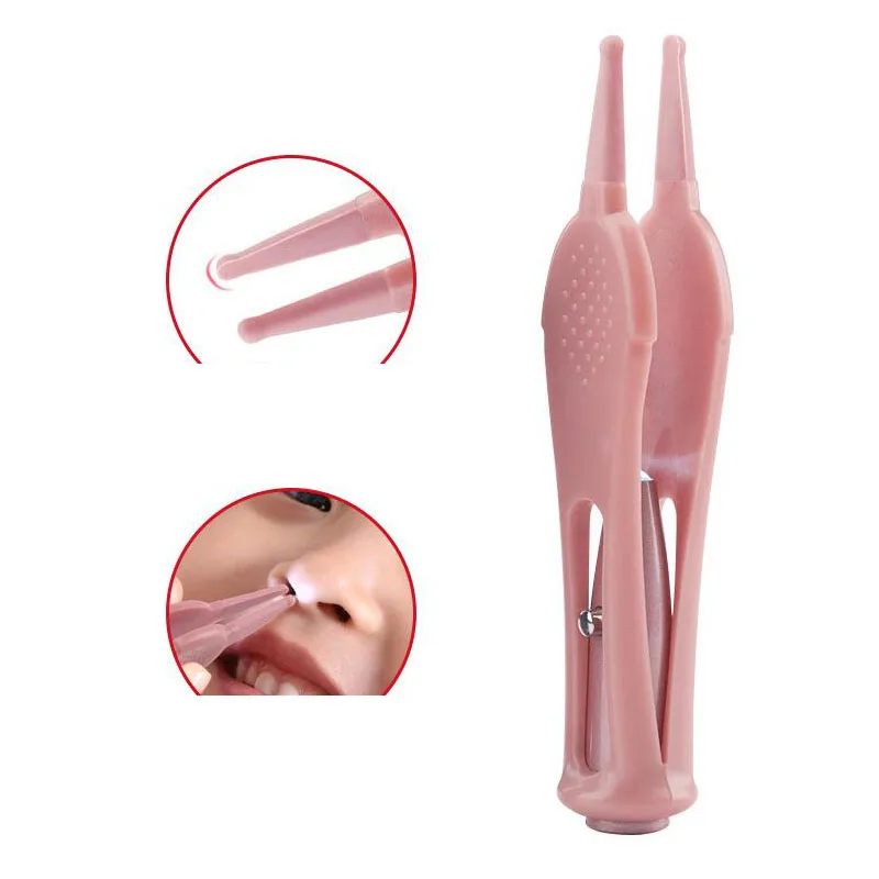 Детские пинцеты для чистки с светодиодный подсветкой вкладыши носа пупка