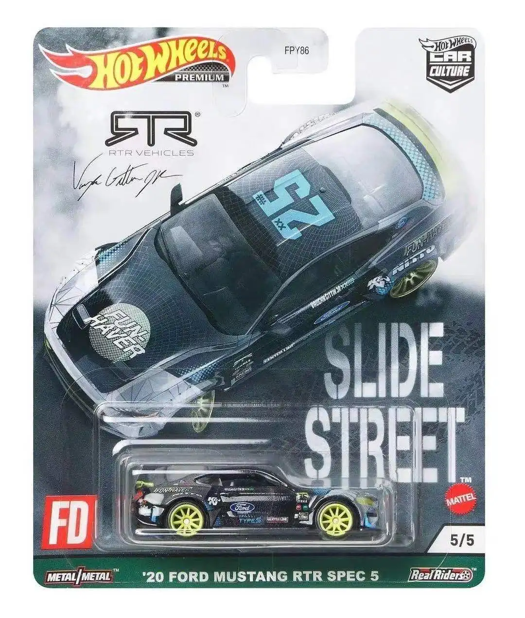 Оригинальная модель автомобиля Hot Wheels, горка культуры, улица 1 стоп, литые под давлением 1/64 Subaru Ford Mustang, детские игрушки для мальчиков, подарок на день рождения